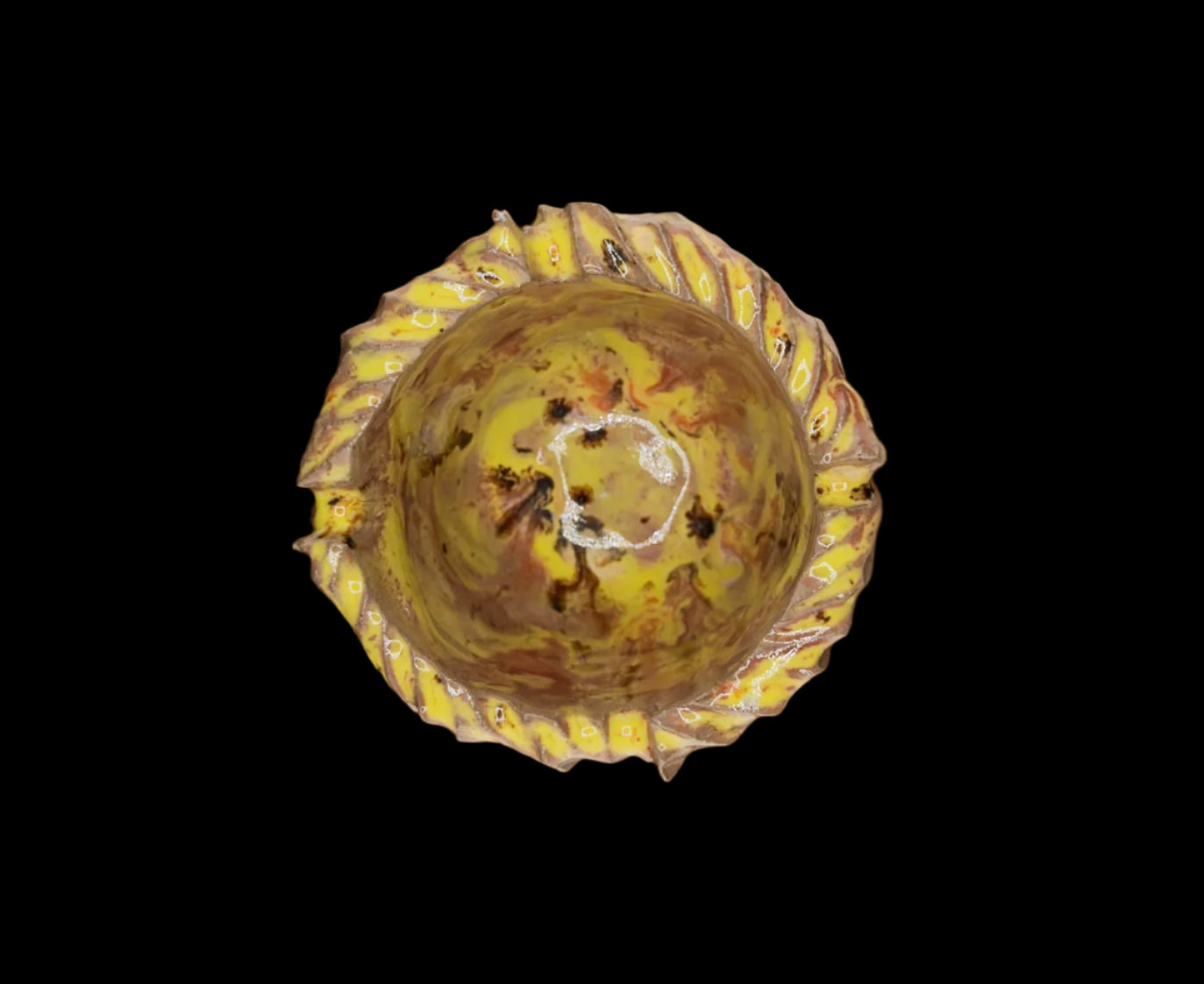 Lacerated ashtray #006